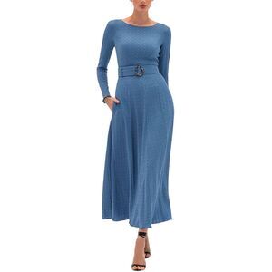 Bgl Womens  Maxi Dress, Blue